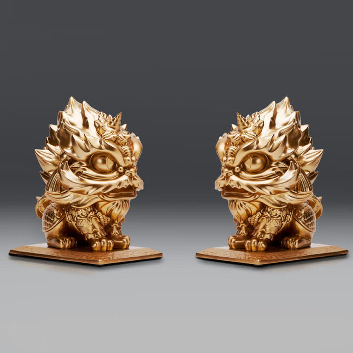 Buddha Stones Leeuwenbeeld van hars ter decoratie van huis en kantoor - image 11