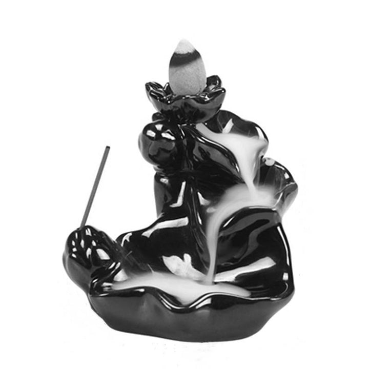 Handgemaakte waterval Wierook met terugstroomkegel, keramische brander - image 6