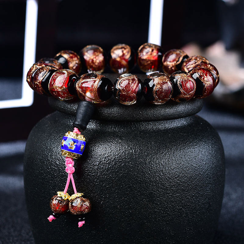 Tibetaanse Armband met drakenaderagaat voor helende doeleinden - image 10