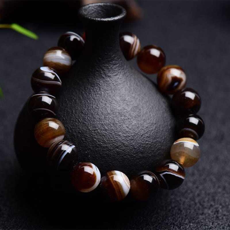Buddha Stones Tibetaanse sardonyx Armband - image 1