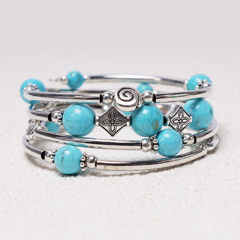 Buddha Stones Tibetaanse turquoise Armband - 1 - image 0