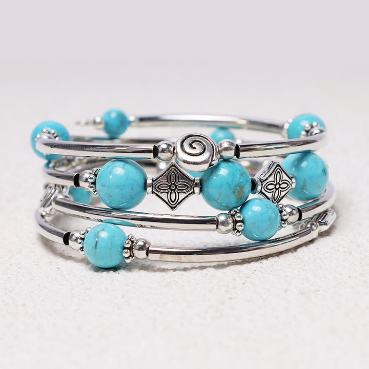 Buddha Stones Tibetaanse turquoise Armband - 1 - image 0