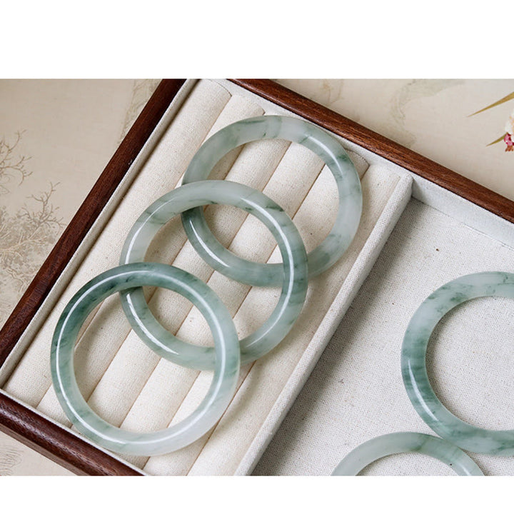 Buddha Stones Natuurlijke jade geluks- en Bangle - image 10
