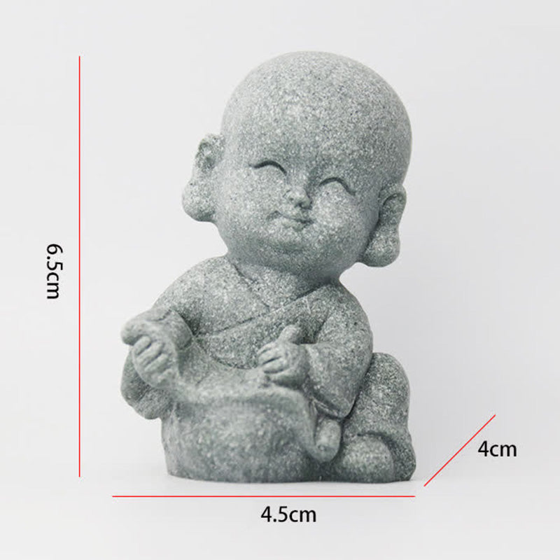 Buddha Stones Meditatie, gebed, monnik, Boeddhabeeld, sereniteit, huisdecoratie - image 10
