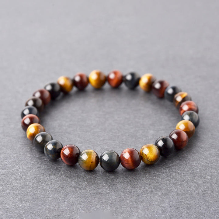Buddha Stones Natuurlijke tijgeroog Armband voor positieve bescherming - image 5
