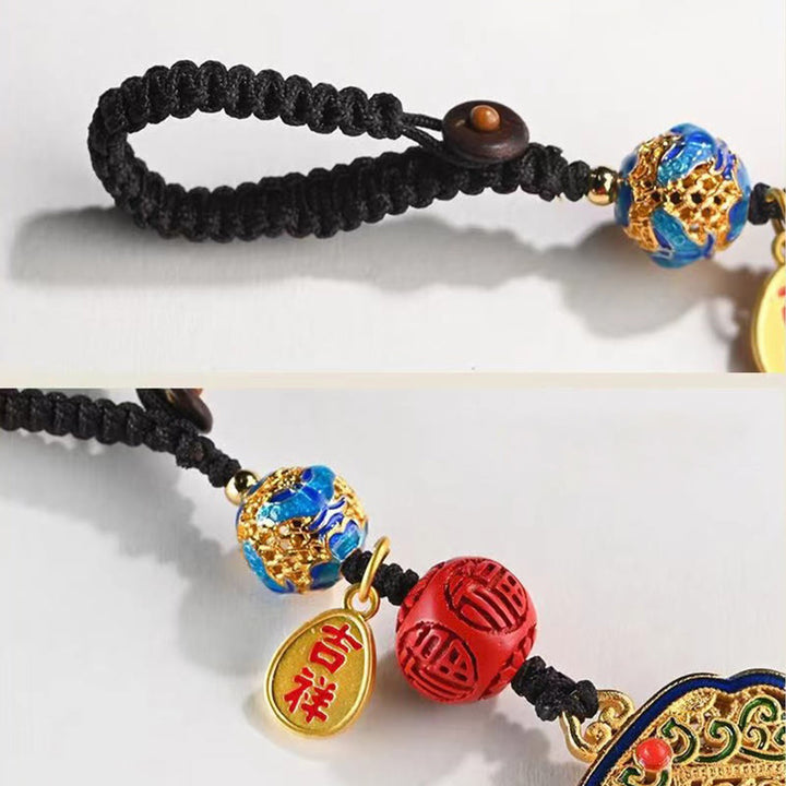 Buddha Stones Fu Karakter Zegen Ruyi Charm Sleutelhanger - image 7