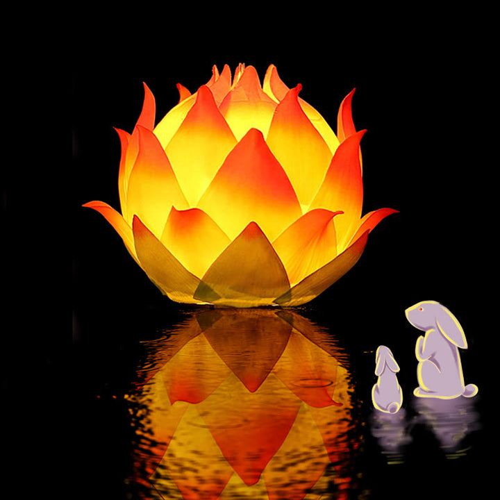 Buddha Stones DIY Lotusbloem Drakenlantaarn Kwastjes Lamp Decoratie - image 19