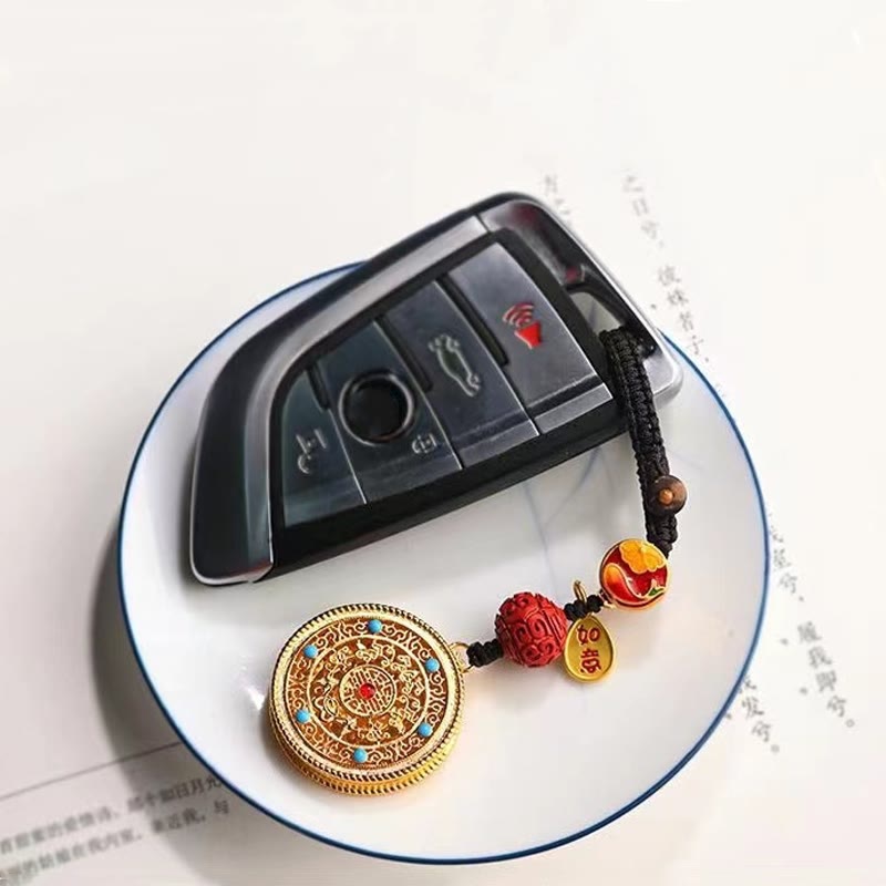 Buddha Stones Fu Karakter Zegen Ruyi Charm Sleutelhanger - image 14