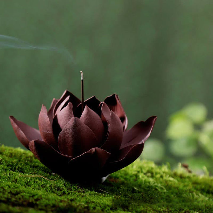 Buddha Stones Tibetaanse lotus Wierook decoratie voor positieve vrede - Lotus - image 0