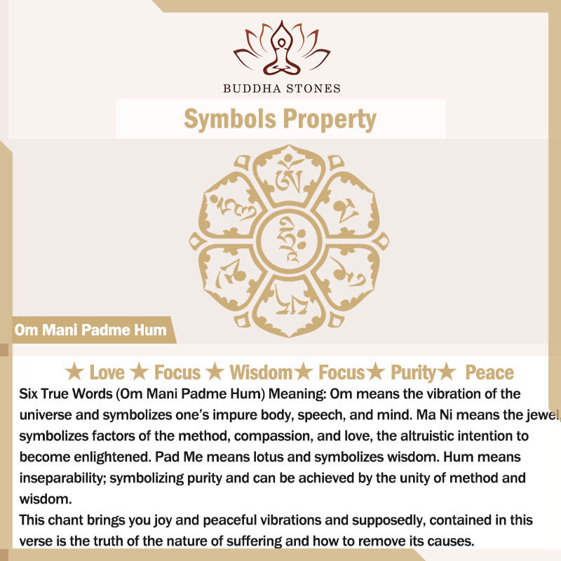 Buddha Stones Armband Om Mani Padme Hum Mantra Bangle van titaniumstaal - image 10