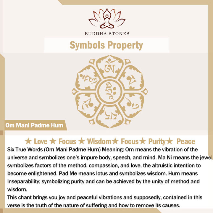 Buddha Stones Armband Om Mani Padme Hum Mantra Bangle van titaniumstaal - image 10