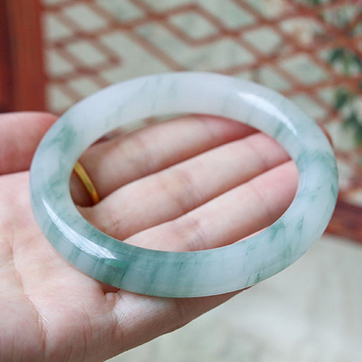 Buddha Stones Natuurlijke jade geluks- en Bangle - image 9