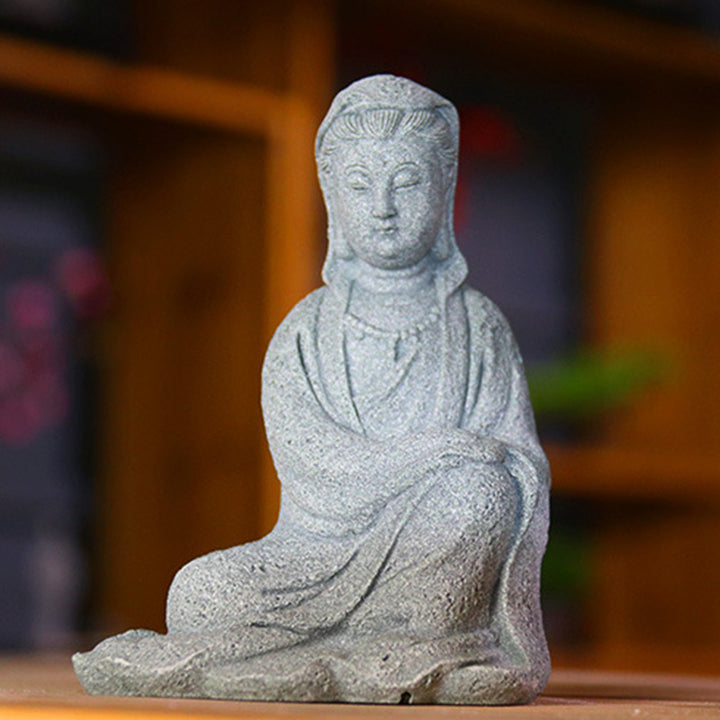 Buddha Stones Avalokitesvara-beeldje als zegen voor huisdecoratie - image 1