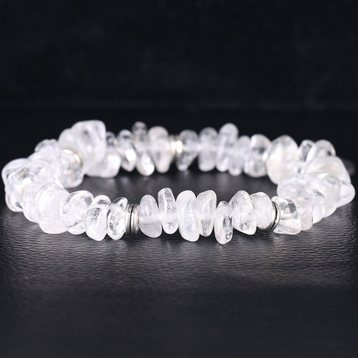 Buddha Stones Natuurlijke witte kristallen lotus helende Armband - image 4