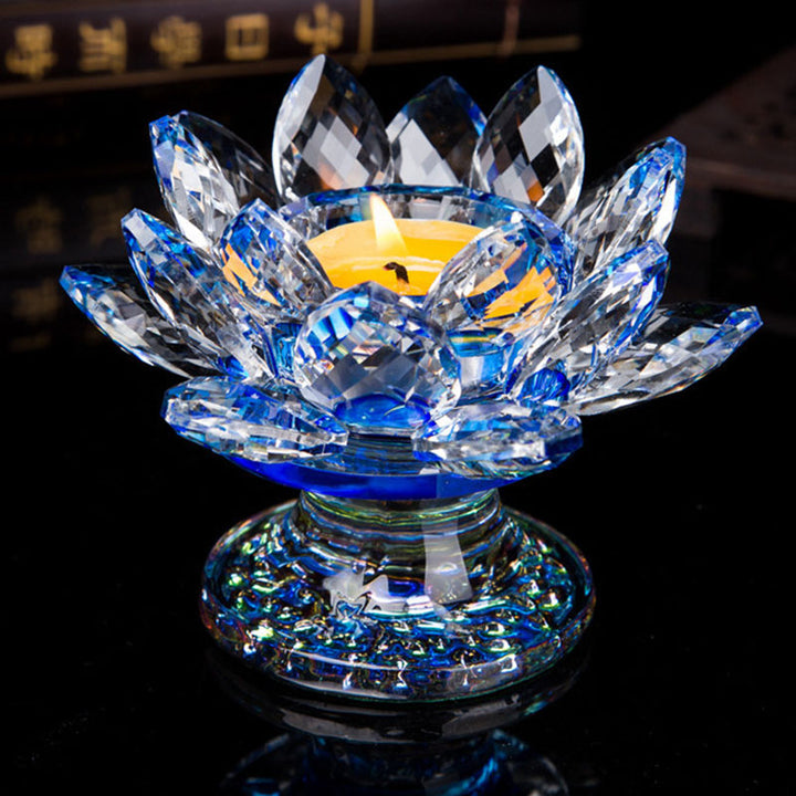 Tibetaanse lotus kandelaar ornament - 7 - image 9