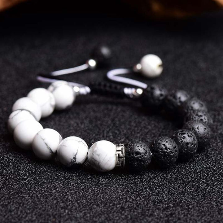 Buddha Stones Yin Yang Armband - image 1