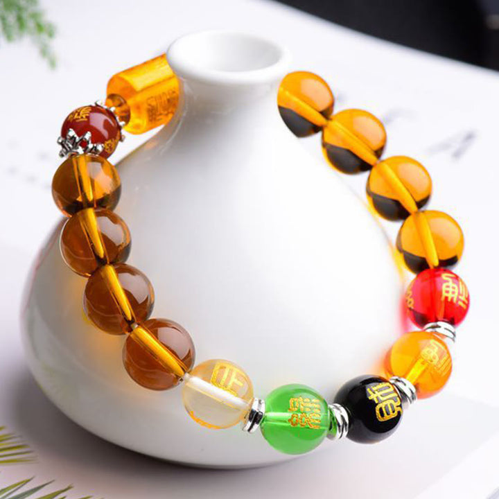 Buddha Stones Armband met natuurlijke citrien - image 4