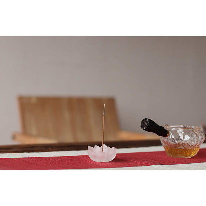 Buddha Stones Mini Lotus Liuli Kristal Genezing Meditatie Wierook - image 26