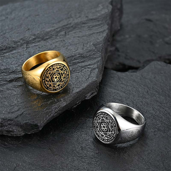 Buddha Stones 12 Sterrenbeelden van de dierenriem Davidster Ring - image 2