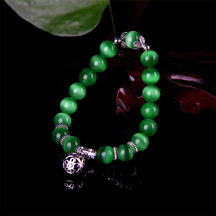 Buddha Stones Tibetaanse Armband met kattenoogmotief - image 15