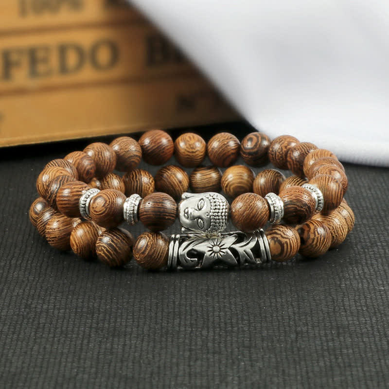Buddha Stones 2 stuks natuurlijke kristallen agaat Boeddha Armband - image 10