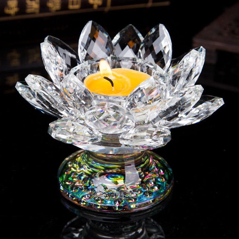 Tibetaanse lotus kandelaar ornament - 1 - image 2
