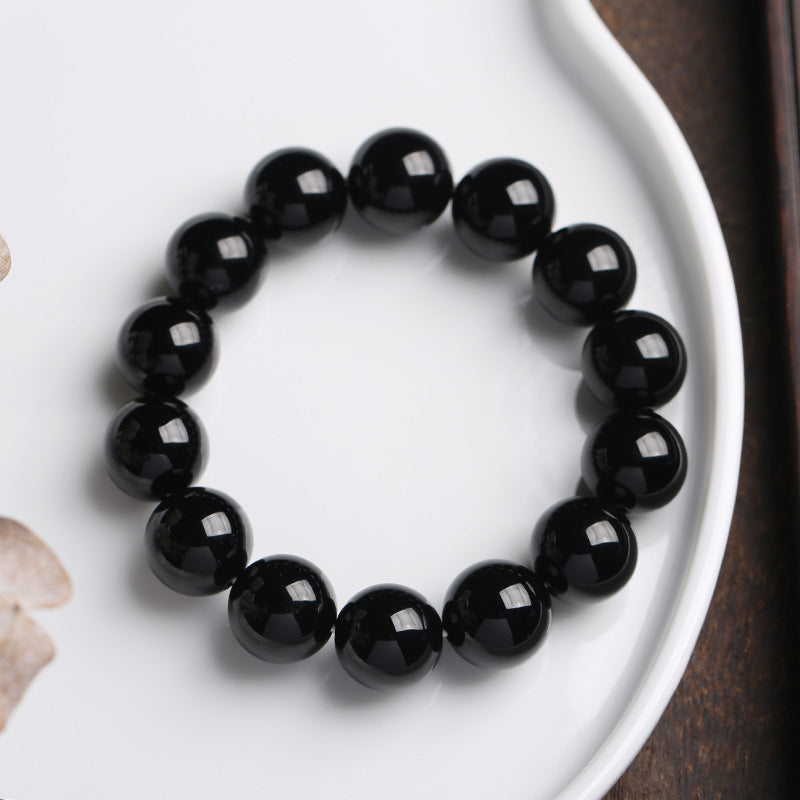 Buddha Stones Natuurlijke zwarte onyx Armband - image 1