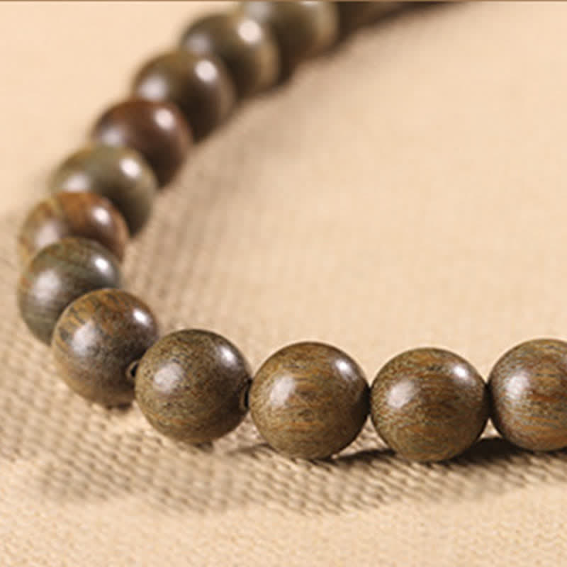 Buddha Stones Tibetaanse groene sandelhout kristallen rustgevende Armband - image 16