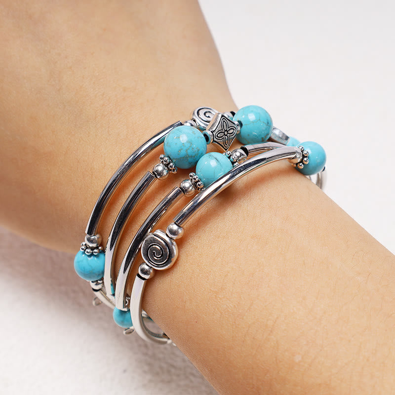 Buddha Stones Tibetaanse turquoise Armband - image 1