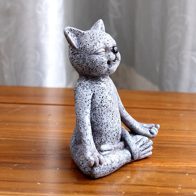 Buddha Stones Mediterende Zen Hond Kat Kikker Decoratie - image 6