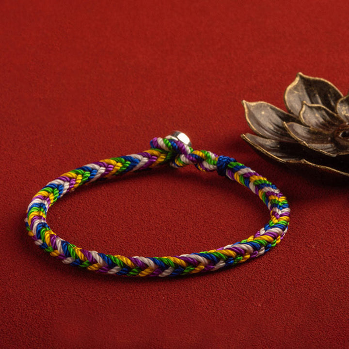 Buddha Stones "Moge alles je meezitten" Armband in verschillende kleuren - 19 cm - 925 Zilveren gesp - image 7