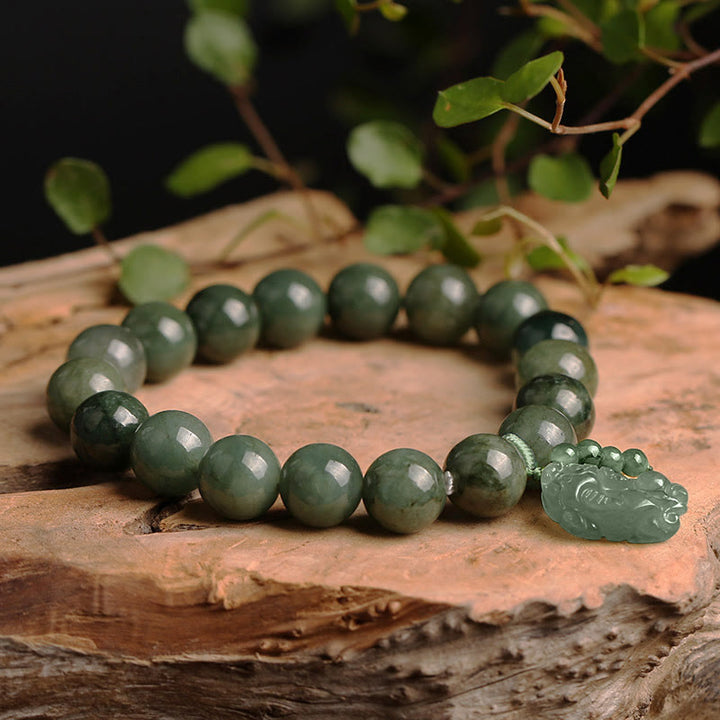 Tibetaanse jade PiXiu Armband - image 3