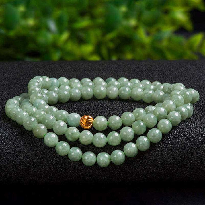 Armband van jade met 108 kralen (Mala). - image 5