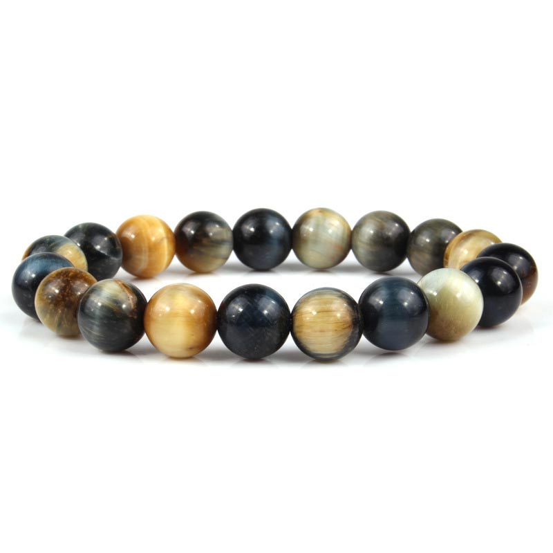Buddha Stones Armband met tijgeroogkralen voor het verlichten van angst en stress - image 6