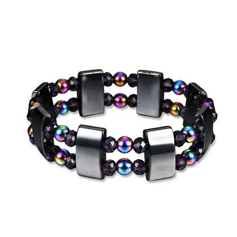 Buddha Stones Regenboog Hematiet Wellness Armband - image 6