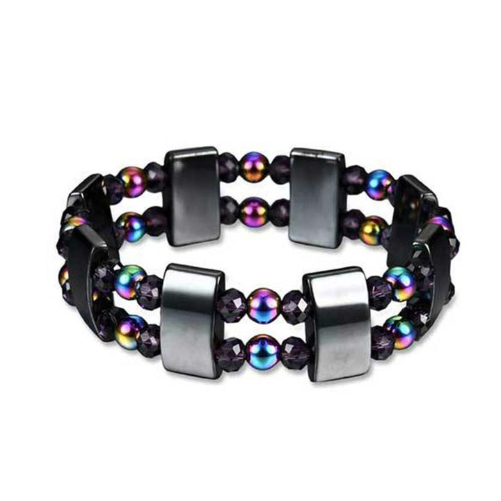 Buddha Stones Regenboog Hematiet Wellness Armband - image 6
