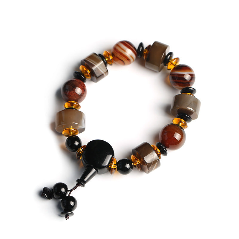 Armband van natuurlijke sardonyx - Sardonyx - image 0