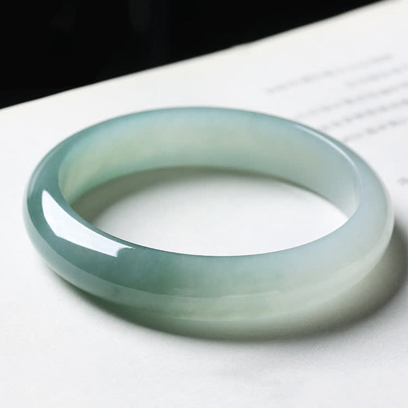 Buddha Stones Jade Bangle voor overvloed, geluk en genezing . - image 1