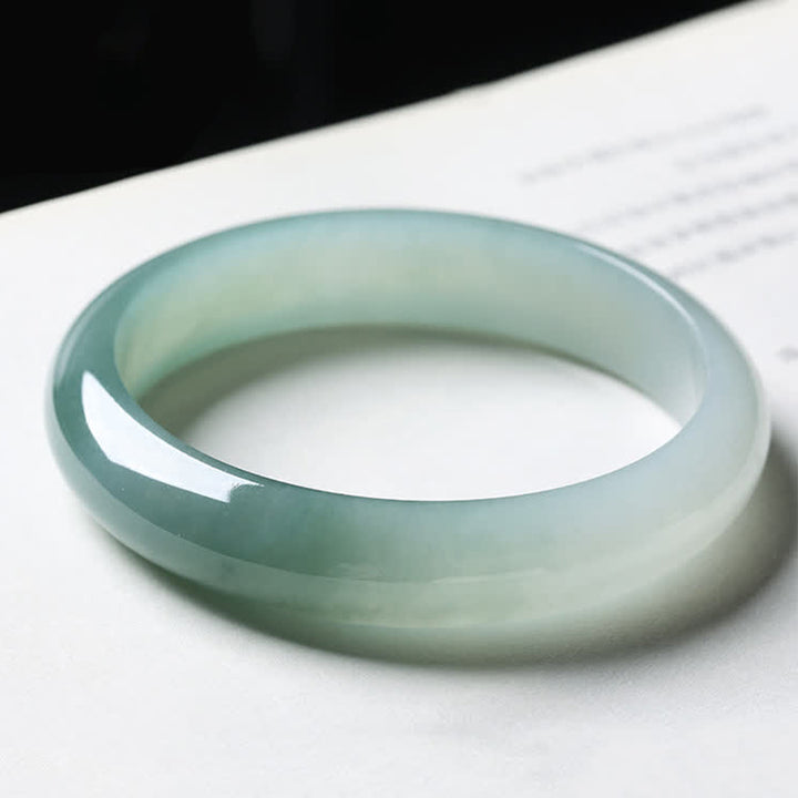 Buddha Stones Jade Bangle voor overvloed, geluk en genezing . - image 1