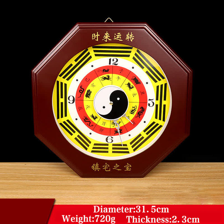 Feng Shui Bagua-kaart, energiebalanskaart, wandklok - Bagua-kaart, wandklok en Chinese dierenriem (30 cm) - image 10