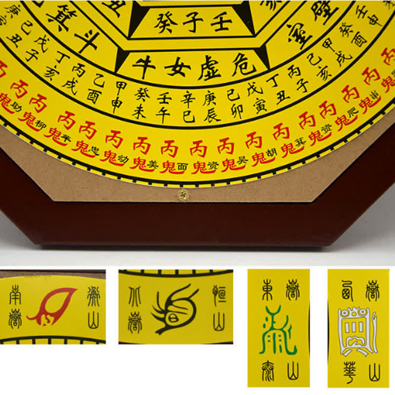 Feng Shui Bagua-kaart, energiebalanskaart, wandklok - image 25