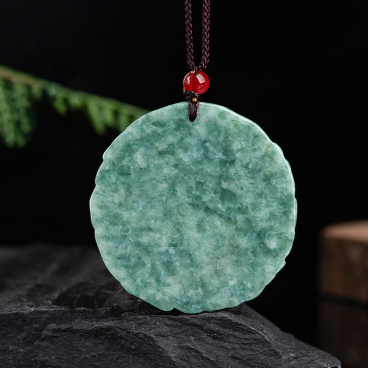 Buddha Stones Drakenjade Yin Yang Balans Ketting - image 5