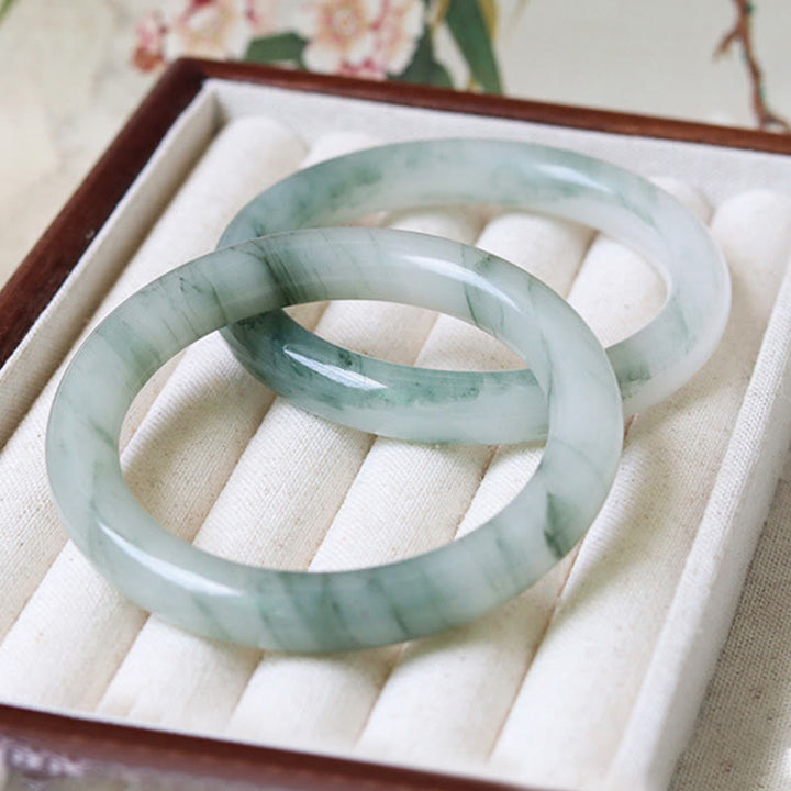 Buddha Stones Natuurlijke jade geluks- en Bangle - image 8