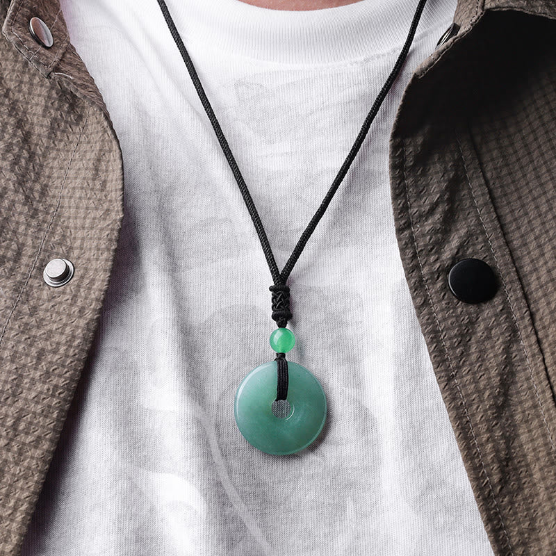 Buddha Stones Geluksmunt hanger met helende kristal edelsteen Ketting - image 3