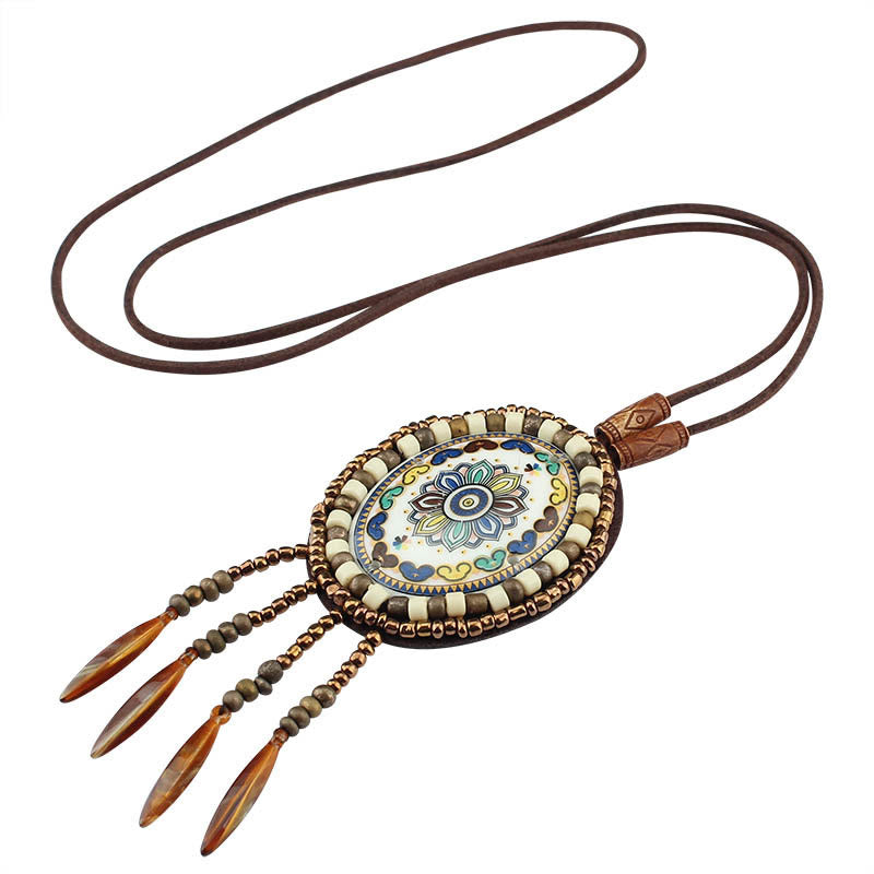 Buddha Stones Mandala-patroon kralen creatieve Ketting - image 8