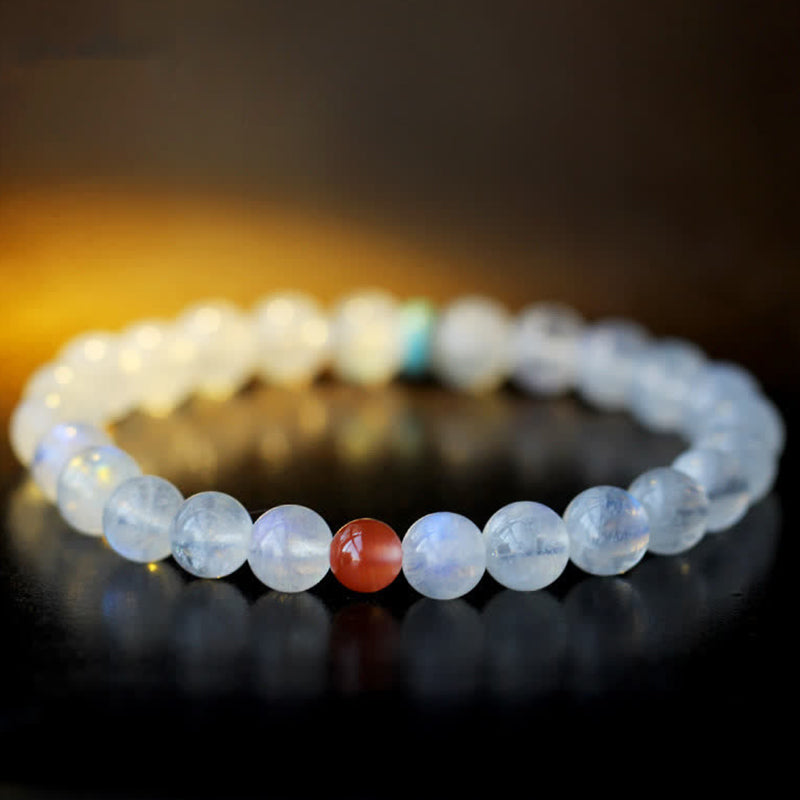 Buddha Stones Maansteen Armband voor rust, genezing en positieve energie - image 13