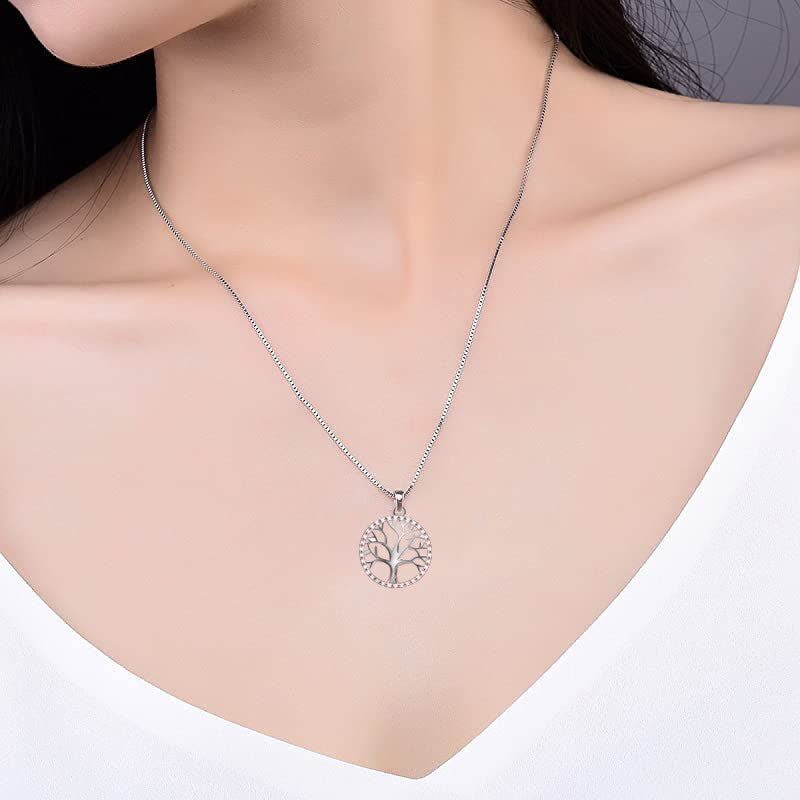 Buddha Stones De Levensboom 925 Sterling Zilveren Creatie Ketting - image 2