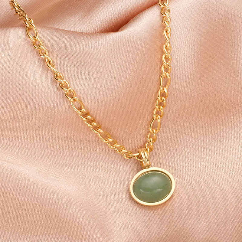 Ovale turquoise hanger van sterk titaniumstaal voor Ketting - image 11