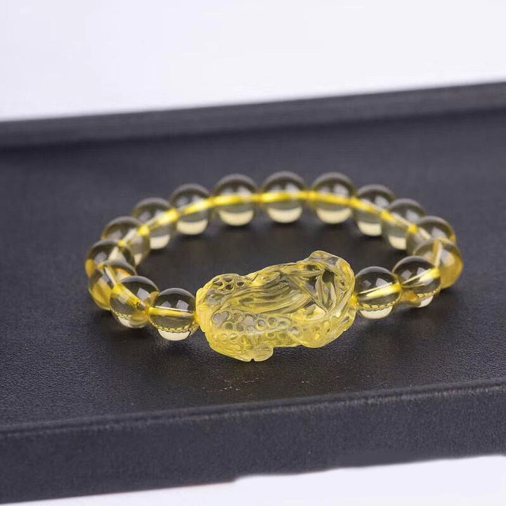 Natuurlijke citrien Pi Xiu Armband - image 3