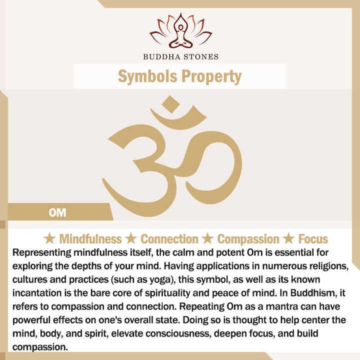 Buddha Stones Vintage OM-symbool geometrisch ontwerp roestvrijstalen Ketting - image 6